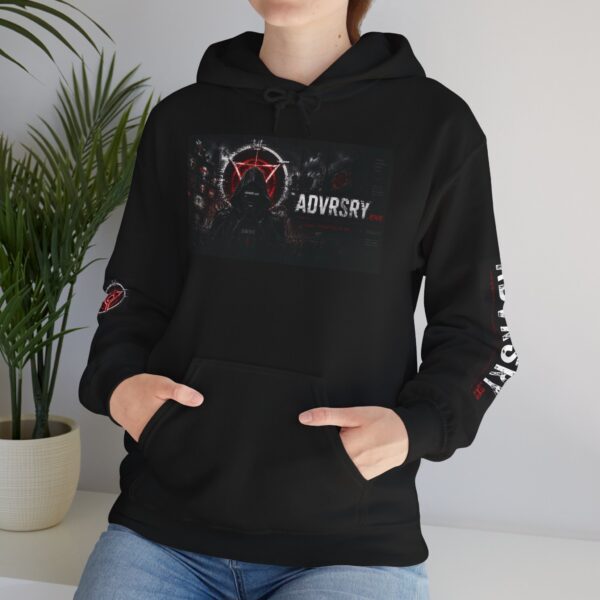 4965189050162915902_2048.jpeg Adversary Gothic Logo Hoodie – Dark Streetwear Pullover
