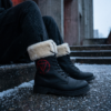 ADVRSRY DROP 07 — Fur Snow ADVRSRY.exe Fur-Lined Leather Boots