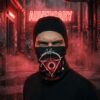 ADVRSRY DROP 05 — Front Neck Gaiter — Red Adversary Emblem Tactical Face Mask