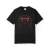 product-12-49fef0cbf86afbc7b2bf8153fbeb151d Hooded Figure Graphic T-Shirt — 'ADVERSARY' Dark Cyberpunk Tee