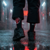 ADVRSRY DROP 06 — Alley Walk ADVRSRY.exe Club Black Crew Socks — Logo & “ADVRSRY.exe” Graphic